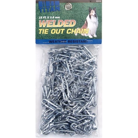 Coastal Pet Titan Welded Link Tie Out Chain 4.5 mm 15' 2556-15